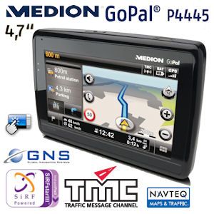iBood - Medion GoPal 4.7 inch Breedbeeld Navigatiesysteem met Bluetooth en EU Kaarten Pre-installed iBood - Medion GoPal 4.7 inch Breedbeeld Navigatiesysteem met Bluetooth en EU Kaarten Pre-installed