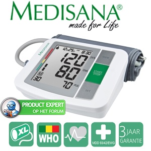 iBood - Medisana bloeddrukmeter BU 510 met hartritmestoornisdetectie iBood - Medisana bloeddrukmeter BU 510 met hartritmestoornisdetectie