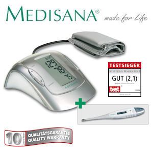 iBood - Medisana MTP Bovenarm Bloeddrukmeter met Digitale koortsthermometer iBood - Medisana MTP Bovenarm Bloeddrukmeter met Digitale koortsthermometer