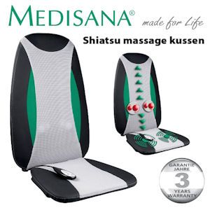 iBood - Medisana RBI Shiatsu Massagekussen Met Infrarood en Afstandsbediening