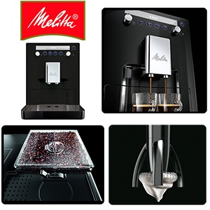 iBood - Melitta Caffeo Lounge Limited Edition Soft Touch Black, heerlijke koffie in een handomdraai