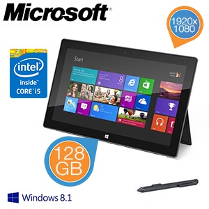 iBood - Microsoft Surface Pro 2, Intel i5 Dual Core en 128GB SSD