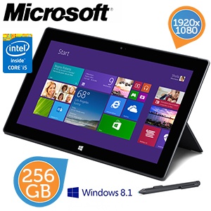 iBood - Microsoft Surface Pro 2, Intel i5 Dual Core en 256GB SSD