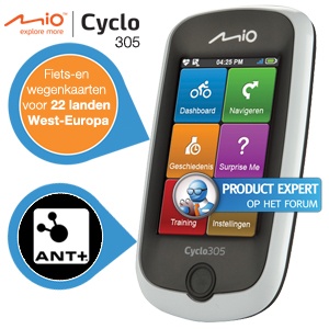 iBood - Mio Cyclo 305 navigatie, voor op de fiets! iBood - Mio Cyclo 305 navigatie, voor op de fiets!