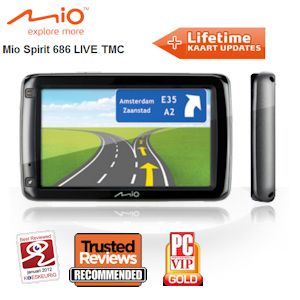 iBood - Mio S686 navigatie met Live TMC en Life time maps update! iBood - Mio S686 navigatie met Live TMC en Life time maps update!
