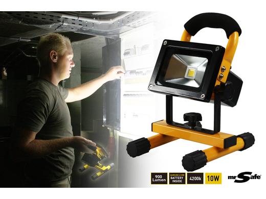 iBood - Mr. Safe compacte oplaadbare 10W schijnwerper iBood - Mr. Safe compacte oplaadbare 10W schijnwerper