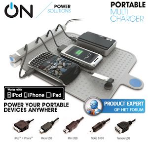 iBood - Multifunctioneel oplaad station voor al je mobiele apparaten, kan tot 4 mobiele apparaten tegelijk opladen! iBood - Multifunctioneel oplaad station voor al je mobiele apparaten, kan tot 4 mobiele apparaten tegelijk opladen!