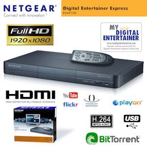 iBood - NETGEAR EVA Digital Entertainer Express 9100 Full HD Mediaspeler en Settopbox iBood - NETGEAR EVA Digital Entertainer Express 9100 Full HD Mediaspeler en Settopbox