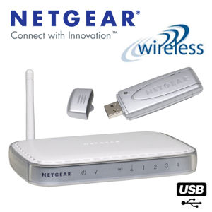 iBood - Netgear Wireless Router met USB Dongle iBood - Netgear Wireless Router met USB Dongle