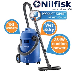iBood - Nilfisk Buddy 18 Blow - wet and dry vacuum cleaner with blow function iBood - Nilfisk Buddy 18 Blow - wet and dry vacuum cleaner with blow function