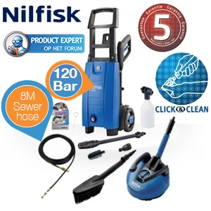 iBood - Nilfisk C120.6-6 PAD X-Tra hogedrukreiniger met 120 bar en 5 jaar garantie iBood - Nilfisk C120.6-6 PAD X-Tra hogedrukreiniger met 120 bar en 5 jaar garantie