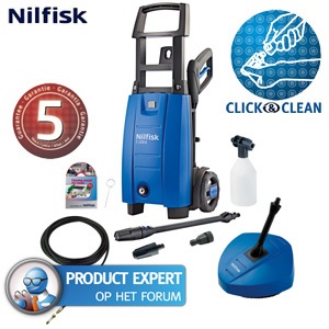 iBood - Nilfisk C120.6-6 PCD X-Tra hogedrukreiniger met 120 bar, 8m rioolslang en 5 jaar garantie iBood - Nilfisk C120.6-6 PCD X-Tra hogedrukreiniger met 120 bar, 8m rioolslang en 5 jaar garantie