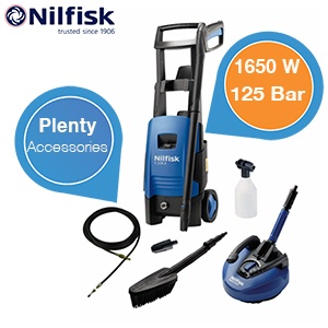 iBood - Nilfisk C125.3-8 hogedrukreiniger met patioborstel iBood - Nilfisk C125.3-8 hogedrukreiniger met patioborstel