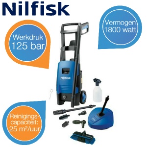 iBood - Nilfisk C125.3-8 PC Car Hogedrukreiniger iBood - Nilfisk C125.3-8 PC Car Hogedrukreiniger
