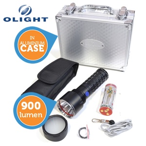 iBood - Olight Intimidator SR51 - 900 lumen in aluminium koffer