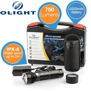 iBood - Olight S80 Baton, een kanon met 750 lumen en 4000mAh Lithium accu iBood - Olight S80 Baton, een kanon met 750 lumen en 4000mAh Lithium accu