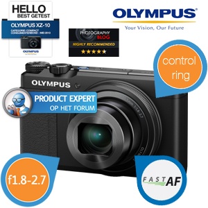 iBood - Olympus Stylus Creator XZ-10 super compact, mega prestaties!