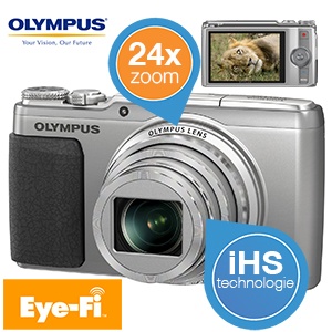 iBood - Olympus Traveller SH-50 compactcamera – Maximale details, minimale vervorming