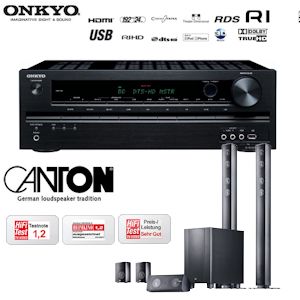 iBood - Onkyo 3D Receiver met 3x HDMI 1.4a plus Canton CD 1000.2 Speakerset iBood - Onkyo 3D Receiver met 3x HDMI 1.4a plus Canton CD 1000.2 Speakerset