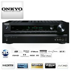 iBood - Onkyo 5.1-kanaals AV-HTR548B home theater receiver met vijf HDMI 1.4-poorten iBood - Onkyo 5.1-kanaals AV-HTR548B home theater receiver met vijf HDMI 1.4-poorten