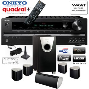 iBood - Onkyo 5.1-kanaals home theater receiver met Quadral Aluma 1180 speaker set iBood - Onkyo 5.1-kanaals home theater receiver met Quadral Aluma 1180 speaker set