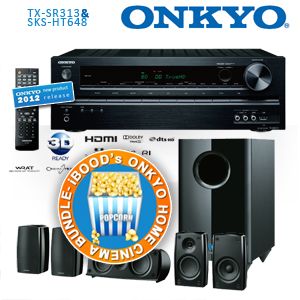 iBood - Onkyo Home Cinema Bundel met TX-SR313 Receiver en de SKS-HT648 5.1 Speakerset iBood - Onkyo Home Cinema Bundel met TX-SR313 Receiver en de SKS-HT648 5.1 Speakerset