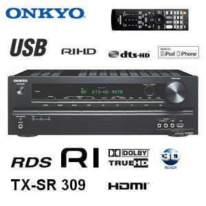 iBood - Onkyo TX-SR309 5.1 Home Theatre Receiver met 4 HDMI 1.4 aansluitingen iBood - Onkyo TX-SR309 5.1 Home Theatre Receiver met 4 HDMI 1.4 aansluitingen