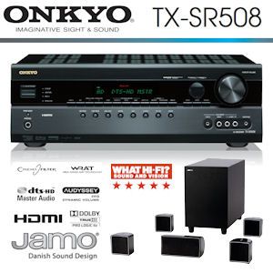 iBood - Onkyo TX-SR508 7.1 Home Theatre Receiver met Jamo A 102 HCS 5.1 Speakerset iBood - Onkyo TX-SR508 7.1 Home Theatre Receiver met Jamo A 102 HCS 5.1 Speakerset