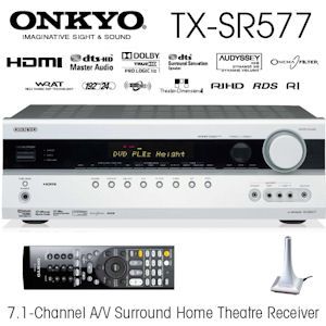 iBood - Onkyo TX-SR577 7.1 Home Theatre Receiver met 5x HDMI en Audyssey 2EQ iBood - Onkyo TX-SR577 7.1 Home Theatre Receiver met 5x HDMI en Audyssey 2EQ