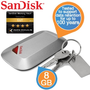 iBood - Onverwoestbare SanDisk Memory Vault 8GB iBood - Onverwoestbare SanDisk Memory Vault 8GB