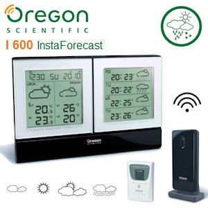 iBood - Oregon Scientific I600 Wireless Weerstation met hygrometer en 5 dagen weersvoorspelling iBood - Oregon Scientific I600 Wireless Weerstation met hygrometer en 5 dagen weersvoorspelling