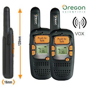 iBood - Oregon Scientific TP391 Walkie-talkie Set met Dun Design en Trilfunctie iBood - Oregon Scientific TP391 Walkie-talkie Set met Dun Design en Trilfunctie