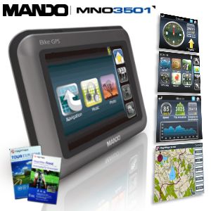 iBood - Outdoor navigatie-apparaat Mando MNO-3501 voor de fiets, motor, boot, auto of wandelend iBood - Outdoor navigatie-apparaat Mando MNO-3501 voor de fiets, motor, boot, auto of wandelend