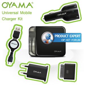 iBood - Oyama universele mobiele oplaadset iBood - Oyama universele mobiele oplaadset