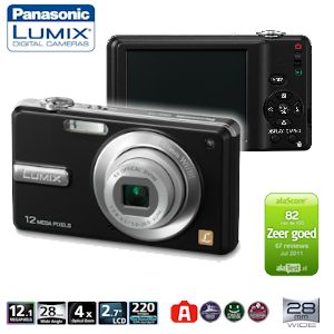 iBood - Panasonic Lumix 12.1MP digitale camera met 4x optische zoom, 2,7 inch LCD-scherm en HD-filmen iBood - Panasonic Lumix 12.1MP digitale camera met 4x optische zoom, 2,7 inch LCD-scherm en HD-filmen