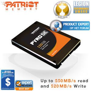iBood - Patriot Pyro SE 2,5" Solid State Drive met 120 GB: schokbestendig en ultra snel! iBood - Patriot Pyro SE 2,5" Solid State Drive met 120 GB: schokbestendig en ultra snel!
