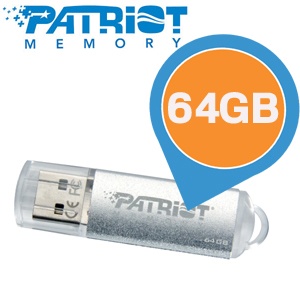 iBood - Patriot Xporter Pulse USB-stick - 64GB iBood - Patriot Xporter Pulse USB-stick - 64GB