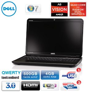iBood - Pauze tot morgenochtend! Dell Inspiron Laptop met AMD Llano A8-3520M quadcore processor, Radeon™ Dual Graphics! iBood - Pauze tot morgenochtend! Dell Inspiron Laptop met AMD Llano A8-3520M quadcore processor, Radeon™ Dual Graphics!