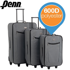 iBood - Penn 3-delige trolleyset – Topkwaliteit polyester trolleys iBood - Penn 3-delige trolleyset – Topkwaliteit polyester trolleys