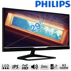 iBood - Philips 21:9 monitor met panoramische weergave, kristalheldere beelden iBood - Philips 21:9 monitor met panoramische weergave, kristalheldere beelden