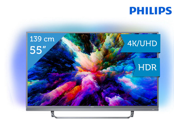 iBood - Philips 55” 4K Ultra HD LED TV