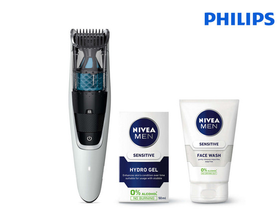 iBood - Philips Baardtrimmer met Turbovac iBood - Philips Baardtrimmer met Turbovac