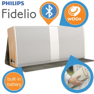 iBood - Philips Fidelio P9 Portable Bluetooth Speaker iBood - Philips Fidelio P9 Portable Bluetooth Speaker