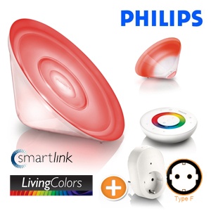 iBood - Philips Living Colors Conic Clear met LivingWhites adapter iBood - Philips Living Colors Conic Clear met LivingWhites adapter