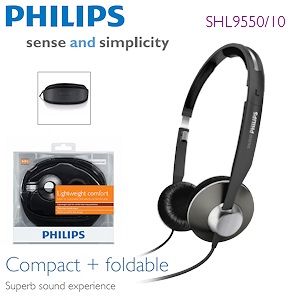 iBood - Philips Over-Ear Ultra Lichtgewicht Hoofdtelefoon met Carrycase iBood - Philips Over-Ear Ultra Lichtgewicht Hoofdtelefoon met Carrycase