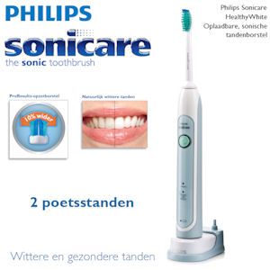 iBood - Philips Sonicare Healthy White Elektrische Tandenborstel met ProResults Opzetborstel iBood - Philips Sonicare Healthy White Elektrische Tandenborstel met ProResults Opzetborstel