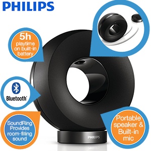 iBood - Philips SoundRing met verrassend krachtig en ruimtevullend geluid