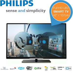 iBood - Philips Ultraslanke Smart LED-TV (42 inch) iBood - Philips Ultraslanke Smart LED-TV (42 inch)