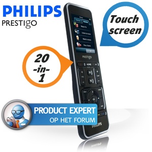 iBood - Philips Universele afstandsbediening met touch-sensitive 7,1 cm kleurendisplay iBood - Philips Universele afstandsbediening met touch-sensitive 7,1 cm kleurendisplay