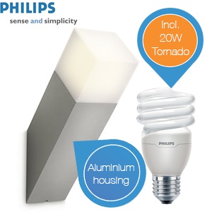 iBood - Philips Wandlamp voor binnen en buitengebruik